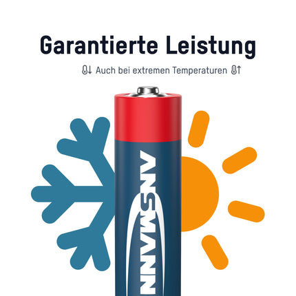 ANSMANN leelispatarei Mignon AA / LR06 1.5V / pika elueaga leelispatareide sooduspakk praktilises hoiukarbis / 40 tk
