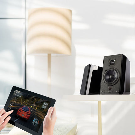EDIFIER Studio R2000DB Bluetooth kõlarisüsteem (120 vatti) infrapunapuldi ja optilise sisendiga, must