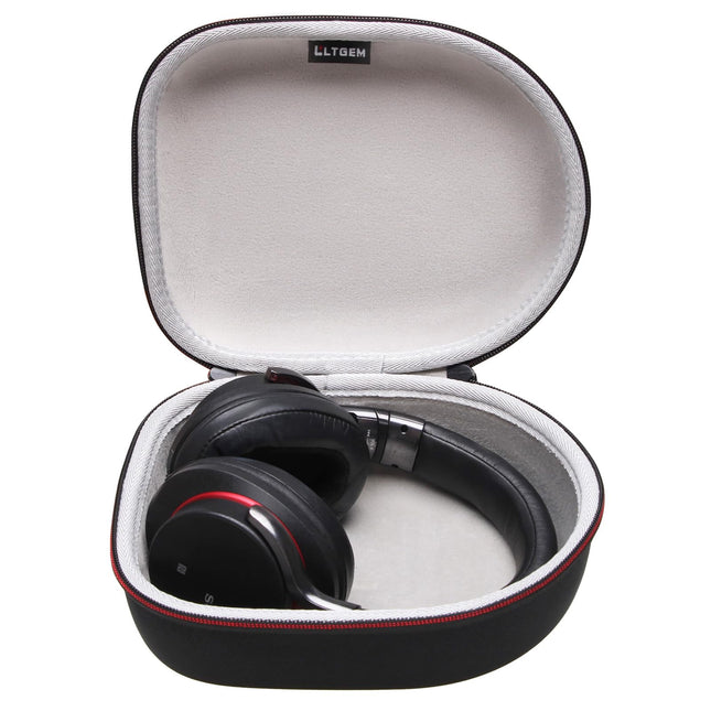 LTGEM kõva kõrvaklappide ümbris reisikott Sony, Audio-Technica, Xo Visioni, Behringeri, Beatsi, Photive'i, Philipsi, Bose'i, Maxelli, Panasonicu ja teiste kõrvaklappide jaoks - must