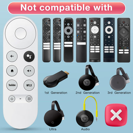 Google Chromecasti kaugjuhtimispult, Snow Chromecast 4k kaugjuhtimispult Google TV-ga (HD/4K)