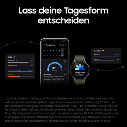 Samsung Galaxy Watch7 nutikell, fitness-kell, aktiivsusmonitor ja aktiivsusmonitor, 40 mm, Bluetooth, roheline, 36-kuuline tootjagarantii