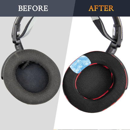 SOULWIT vahetuskõrvapadjad SteelSeries Arctis 1/3/5/Arctis 7/7+/7P/7P+/7X/7X+/9/9X/Pro/Prime kõrvaklappidele (ei sobi Arctis Nova mudelitele), mürasummutava vahuga padjad