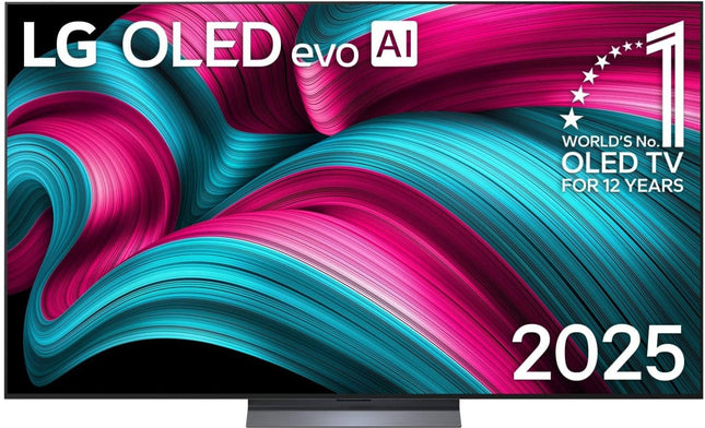 LG OLED77C5ELB teler 77-tolline (195 cm) 4K OLED evo AI-teler (α9 Gen8 4K AI protsessor, webOS 25, 120 Hz (VRR kuni 144 Hz)) [mudeliaasta 2025]