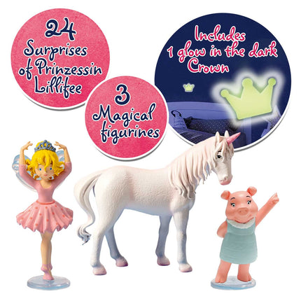 CRAZE Princess Lillifee Advent Calendar Children - Toy Advent Calendar Girls with Princess &amp; Unicorn Figures
