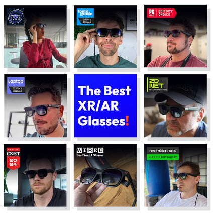VITURE Pro XR/AR Glasses, 135" 120Hz 1000Nits, Harman Audio, Electrochromic Film, 3D Glasses Compatible with iPhone 16/15/Android/Mac/PC/Steam Deck (Matte Black)