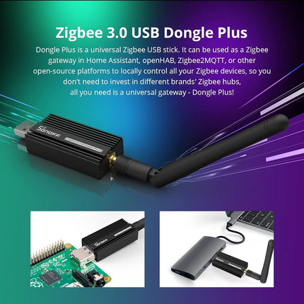 SONOFF Zigbee lüüs, ZBDongle-E 3.0 USB Dongle Plus, EFR32MG21 + CH9102F/CP2102N Zigbee USB-mälupulk EFR32MG21, ZHA koordinaator koduassistendi või Zigbee2MQTT, avatud HAB jne jaoks.