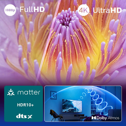 Philips 75PUS7000 4K LED Smart TV - 75-inch display with Pixel Precise Ultra HD, Titan OS platform and Dolby Atmos sound - Works with Alexa and Google Assistant