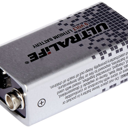 Ultralife liitiumaku (9 volti, E-plokk, U9VL, U9VL-JP, 1200mAh, säästukomplekt 10 tk)