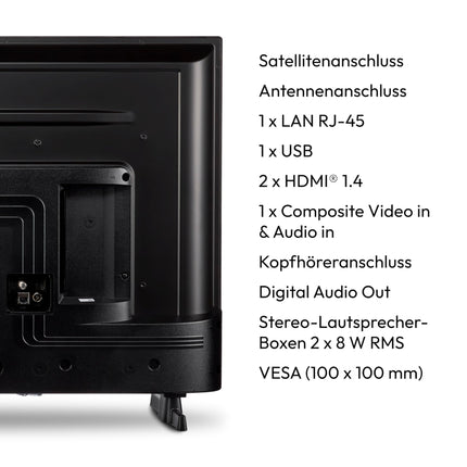 MEDION 108 cm (43 tolli) Full HD-teler (Android TV, nutiteler, HDR, Netflix, Prime Video, PVR, Bluetooth, MD 843100)