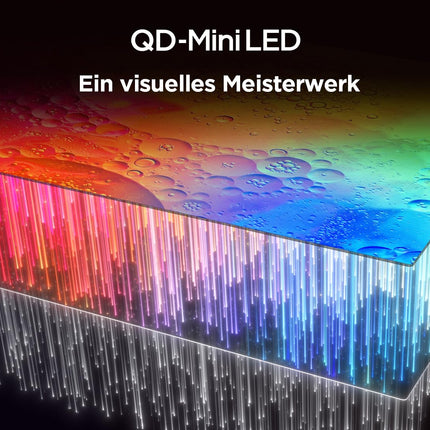 TCL 50QM8B televiisor MiniLED 50-tolline, QLED, 144Hz, 4K HDR Premium 1250 nitti, Google TV, Dolby Atmos, Onkyo, Game Master Pro 2.0