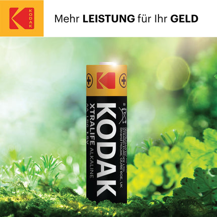 Kodak | AA-patareid | Topelt-A-patareid | Ühekordsed patareid | Leelispatarei | 1,5 V | 60 tk