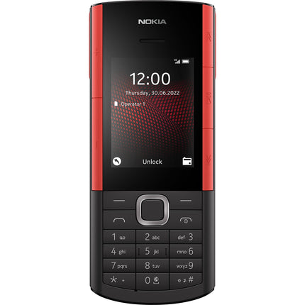 Nokia 5710 Xpress Audio põhitelefon integreeritud juhtmevabade kõrvaklappide, 4G-ühenduvuse, MP3-mängija, juhtmevaba FM-raadio, spetsiaalsete muusikanuppude ja kauakestva akuga (kaks SIM-kaarti) – must