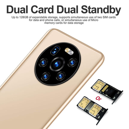 LANDVO mate40 pro Android-telefon, 5,45-tolline lepinguta nutitelefon, odav, 512 MB RAM + 4 GB ROM kahe SIM-kaardiga nutitelefon, 2 MP + 5 MP kahekordne kaamera 1500 mAh akuga Android 6.0 jaoks