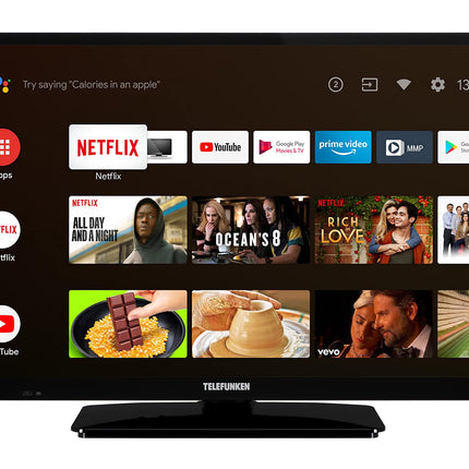 Telefunken XH24AN550MV 24-inch TV / Android Smart TV (HD Ready, HDR, Triple Tuner, 12 Volt, Bluetooth)