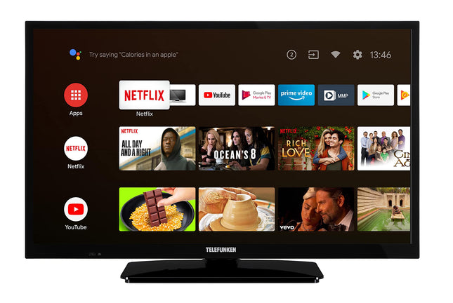 Telefunken XH24AN550MV 24-inch TV / Android Smart TV (HD Ready, HDR, Triple Tuner, 12 Volt, Bluetooth)