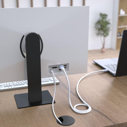 KabelDirekt – 10K ja 8K HDMI-kaabel, HDMI 2.1b – 3 m, saadaval pikkuses 0,5–5 m – sertifitseeritud, Saksamaal välja töötatud (ülikiire HDMI 2.1 kaabel arvuti, PS5, Xboxi, monitori ja teleri jaoks – valge)