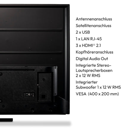 MEDION X16532 (MD 31413) 163,9 cm (65-tolline) QLED-teler (Fire TV, 4K nutiteler, Dolby Vision HDR, Dolby Atmos, Netflix, Prime Video)