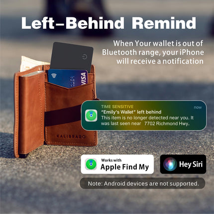 Reyke õhuke rahakoti jälgimiskaart, laetav rahakotiotsija, ühildub Apple Find My'ga (ainult iOS), pagasisiltide, mobiiltelefonide ja passide sorteerija