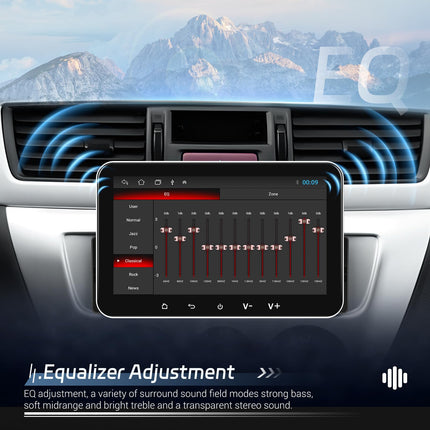 [2+32G] SIXWIN Android 13 car radio 1 Din with Wireless Carplay &amp; Wired Android Auto, 7 inch HD touchscreen with WiFi/GPS/Bluetooth/Mirror Link/USB/FM/AUX/EQ/SWC