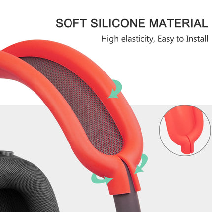 SOULWIT silikoonist kõrvapadjad, kaitsekatted + TPU kaitseümbris + peavõru kate Apple AirPods Max kõrvaklappidele, Apple AirPods Max tarvikud