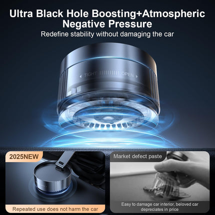 SAYHAY Vacuum Car Phone Holder Suction Cup for MagSafe Car Mount, [20x N52 Magnet] Car Phone Holder for Car Gym Shower, Car Phone Holder for iPhone 16 15 14 13 12 Pro Max Smartphone