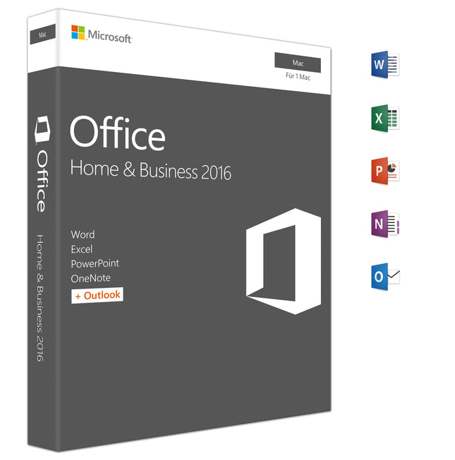 Microsoft Office Home and Business 2016 | Mac | kast