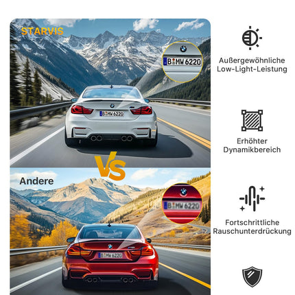 GKU 4K+2.5K autokaamera esi- ja tagaosas 5GHz WiFi-ga, autokaamera 64G SD-kaardiga, STARVIS öönägemisfunktsioon, 1.5" IPS-ekraan, GPS-autokaamera, 24H parkimise jälgimine, 360° pööratav. Max. 512GB