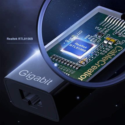 USB 3.0 Etherneti, 2.5 GBase-T USB 3.0 võrguadapter RTL8156B 2500/1000/100 Mbps USB 3.1 gigabitise Etherneti kaart RJ45 LAN-kontroller sülearvutile ja lauaarvutile