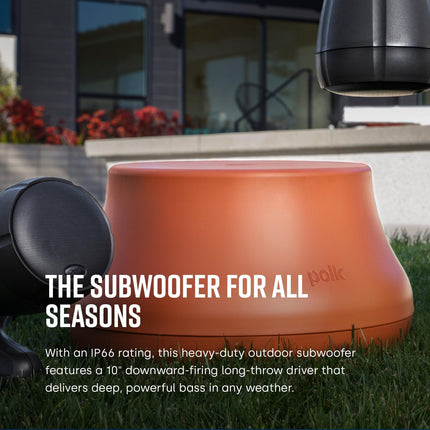 Polk Audio Atrium Sub 100 Terracotta Speaker