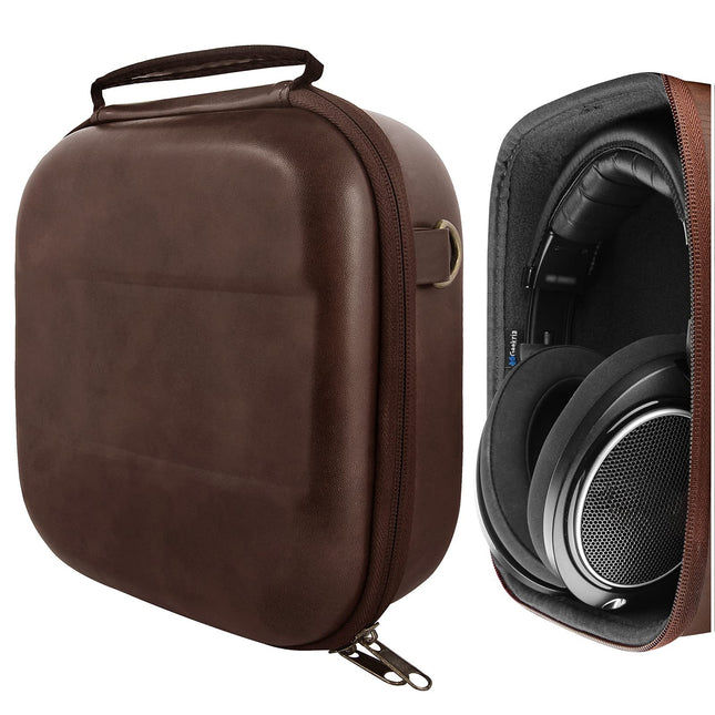 GEEKRIA kõrvaklapiümbris HD 599, HD 598 SE, HD 595, Sennheiser HD 559, HD 558, HD 555, HD 518, HD 515 kõrvaklappidele, kaitsev kott peakomplektiümbrisele (PU)