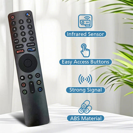 Bluetoothi ​​hääljuhtimispult Google Assistantiga XMI TV 4S 4A jaoks, XMRM-010 kaugjuhtimispult nutikale Android-telerile L55MS-5A/L65M5-5ASP