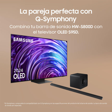 Samsung HW-S800D/ZF Barra de Sonido Ultra Slim Con Subwoofer 3.1.2 Canales Wireless Dolby Atmos