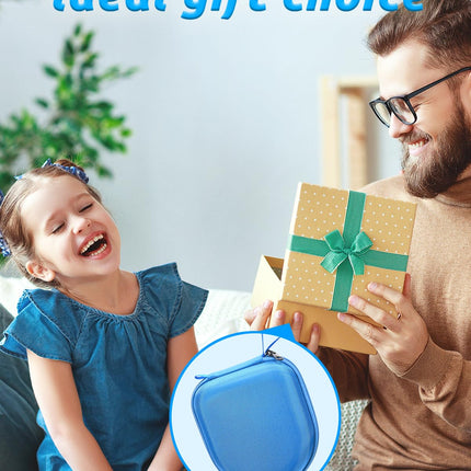 RAIACE kõrvaklappide hoiukott, mis ühildub Noot Products K11/K22/iClever HS 14/Elecder i37/i36/POWMEE M2 laste kõrvaklappidega (ainult kott), sinine