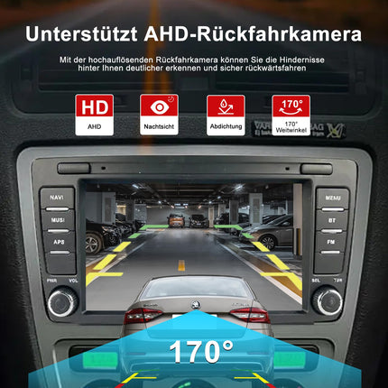 Dvrmedia autoraadio 4GB+64GB Android 13 Skoda Octavia Mk2 A5 2004-2014 Rapid Yeti 8" puutetundliku ekraaniga Bluetooth-raadio, juhtmevaba CarPlay, Android Auto autoraadio 2din GPS, FM WiFi, DSP