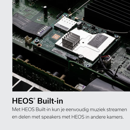 Denon AVC-X3800H 9.4-kanaliga AV-ressiiver, võimendi Auro-3D, Dolby Atmos, DTS:X, 6" 8K sisendid ja 3 väljundit, Bluetooth, AirPlay 2, HEOS Multiroom, Alexa ühilduv, must