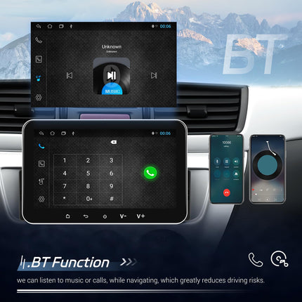 [2+32G] SIXWIN Android 13 car radio 1 Din with Wireless Carplay &amp; Wired Android Auto, 7 inch HD touchscreen with WiFi/GPS/Bluetooth/Mirror Link/USB/FM/AUX/EQ/SWC