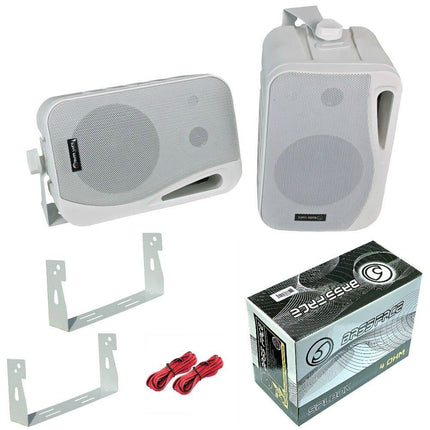 Bass Face SPLBOX. 2 400 W 10.2 cm 3-way marine outdoor speaker boxes