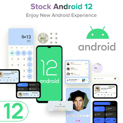 Ulefone Note 14 Smartphone 4G Android 12 Quad-core 16GB ROM 128GB Expandable 4500mAh with 8MP Camera 6.52 inch 3 Slots/Face ID/GPS/WiFi/FM/Large Font Dual SIM Green