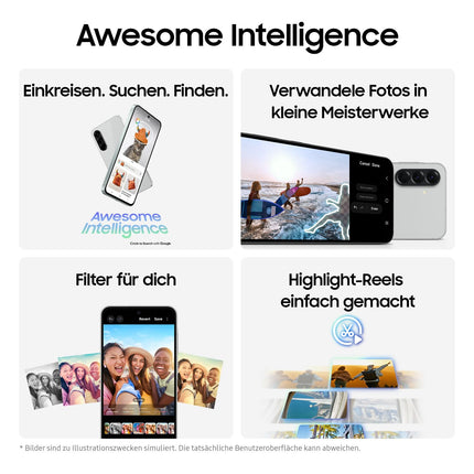 Samsung Galaxy A56 5G tehisintellektiga nutitelefon ilma lepinguta, lukustamata tehisintellektiga telefon Androidiga, 8 GB muutmälu, 256 GB salvestusruumi, 50 MP kaamera, Awesome Olive, 2,5-aastane tootjagarantii [Ainult Amazonis]