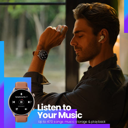 Amazfit GTR 3 Pro 46mm Smartwatch GPS Fitness Watch with Heart Rate, Sleep, Stress, SpO2 Monitoring, Sport Watch with over 150 Sport Modes, Bluetooth