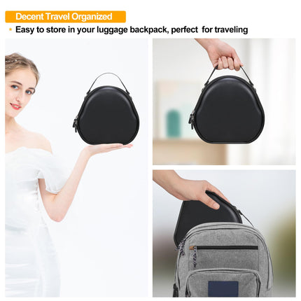 Elonbo Hard Carrying Case for Apple AirPods Max Wireless Over-Ear Headphones, New Air Pods Max Case Headphone Travel Protective Case Headphone Storage Bag. Black