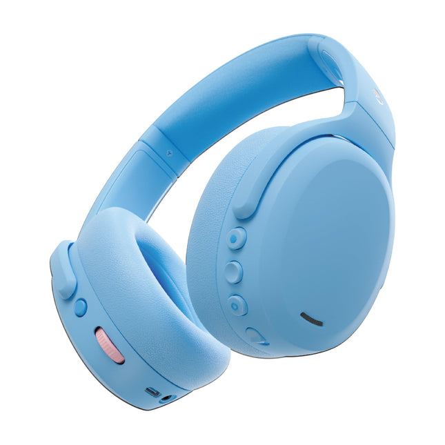 Skullcandy Crusher ANC 2 kõrvaklapid mürasummutavate juhtmevabade kõrvaklappidega, millel on sensoorne bass, 50-tunnine aku tööiga, Skull-iQ, Alexa tugi, mikrofon, Bluetooth-ühilduv - Preppy Summer