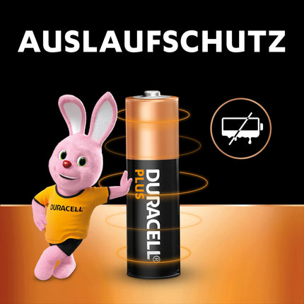 Duracell Plus AA patareid, 20 tk, kauakestev võimsus, AA patarei koju ja kontorisse