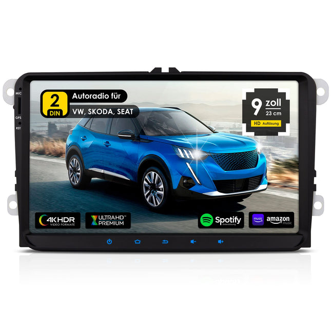 NEOTONE WRX-990A Android 10 autoraadio VW | Skoda | Seat | 4 GB RAM | 32 GB ROM | Satelliitnavigatsioon Euroopa kaartidega | 9-tolline | DAB+ tugi | USB | Wi-Fi | Bluetooth | MirrorLink | RDS | OBDII tugi