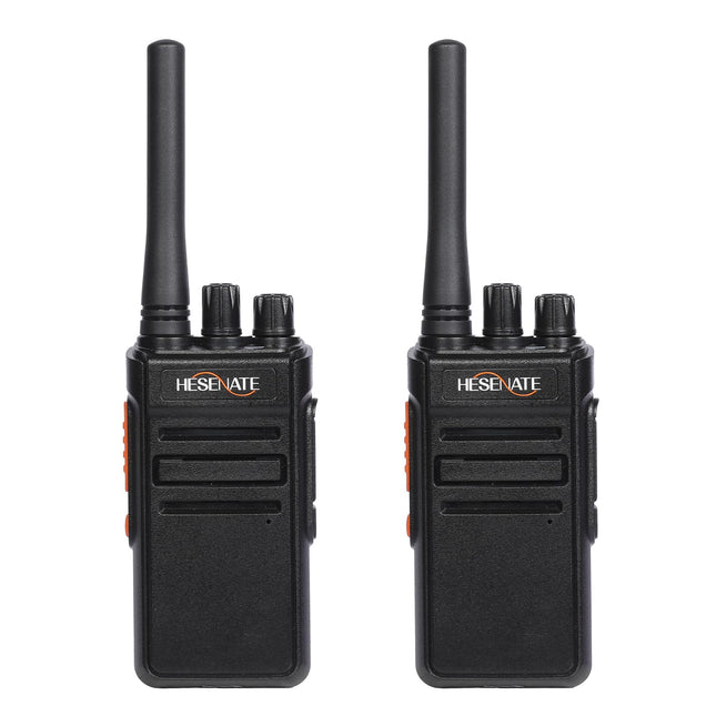 HESENATE HT66 Walkie Talkie, PMR446 raadio litsentsivaba pikamaaraadio komplekt professionaalne Woki Toki 16 kanaliga Walkie Talkie pihuraadio skaneerimisega VOX USB C laadijaga (must, 2 tk komplekt)