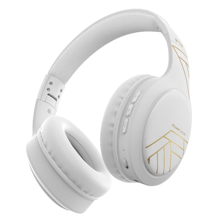 PowerLocus Bluetooth kõrvaklapid, juhtmevabad kõrvaklapid 3 ekvalaiseri režiimiga, 60 tundi mänguaega, Hi-Fi stereo kokkupandavad peakomplektid mikrofoniga, mäluvahust kõrvapadjad ja riidest peavõru mobiiltelefonidele/reisidele/arvutile