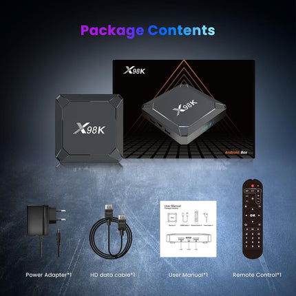 Android Box 13.0, Android TV Box 4GB RAM 32GB ROM RK3528 neljatuumaline Arm Cortex-A53 protsessor toetab WiFi6 BT5.0 10/100M LAN-i, võrku, 2.4G/5G HD 8k teleriboks Androidile