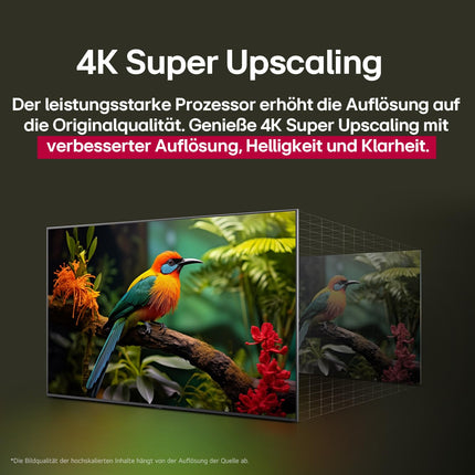 LG 86QNED82A6B teler 86-tolline (218 cm) 4K QNED tehisintellektiga teler (α7 Gen8 4K tehisintellektiga protsessor, webOS 25, 60 Hz) [mudeliaasta 2025]