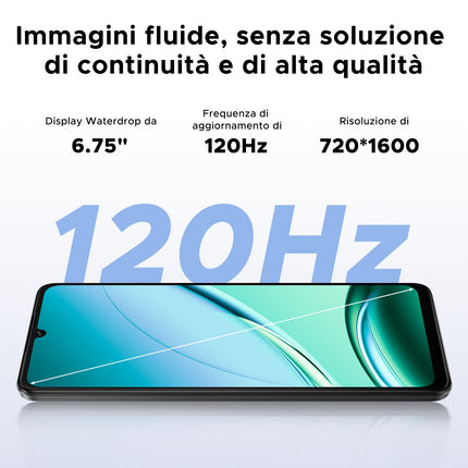 DOOGEE Note 59 Pro 5G nutitelefon lukustamata Android 15, 32 GB RAM + 256 GB ROM/2 TB TF, 6250 mAh aku, 120 Hz ekraan + 6,75-tolline HD, 16 MP tehisintellektiga kaamera, 4K video/NFC/kaks SIM-kaarti/Face ID/Widevine L1