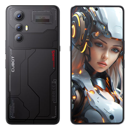 CUBOT MAX 5 – 6,9-tolline FHD+ 144Hz nutitelefon, 12 GB ja 256 GB, 100 MP kaamera, 5100 mAh aku, Android 14, kaheksatuumaline protsessor, must